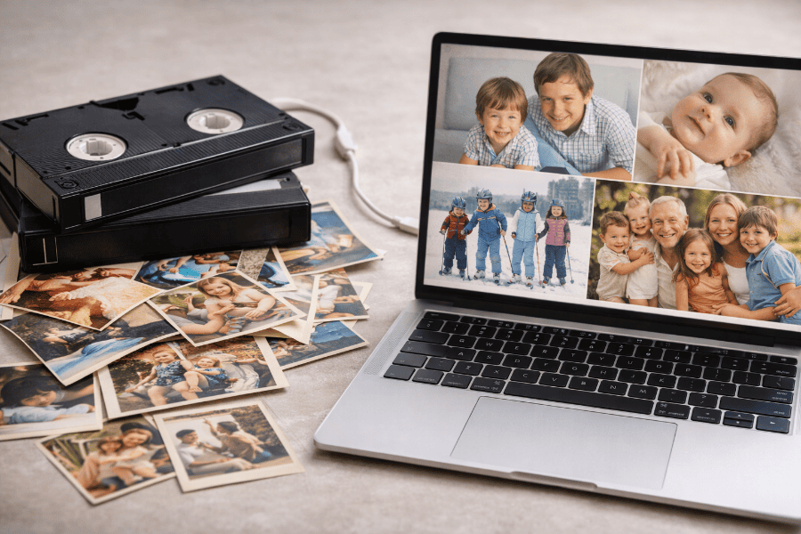 Transfer casete & filme foto foto total digital