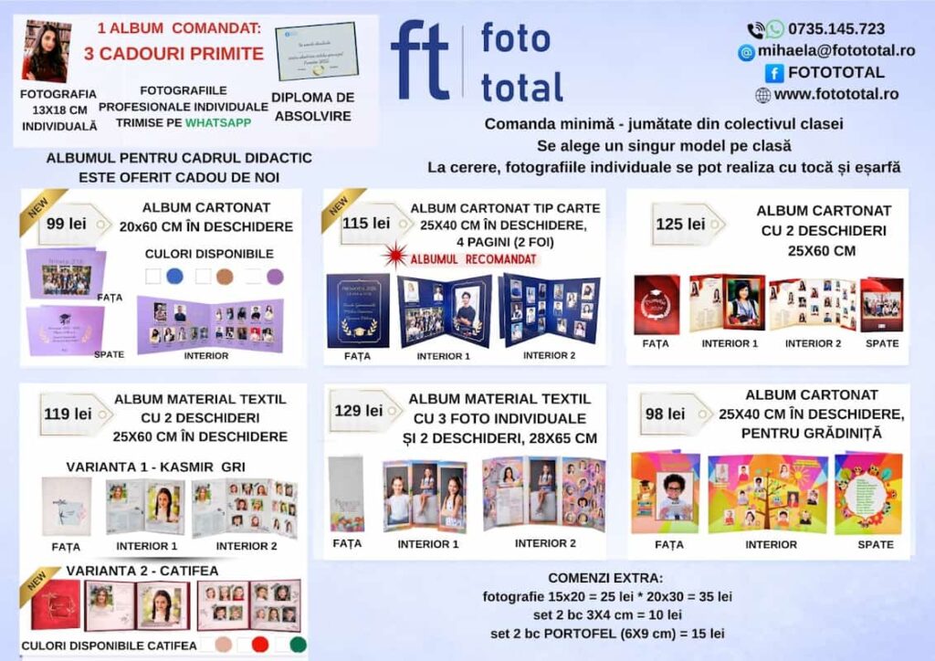 Albume școlare - Promoția 2026